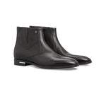 Moreschi 43607 Calfskin Ankle Boots Black