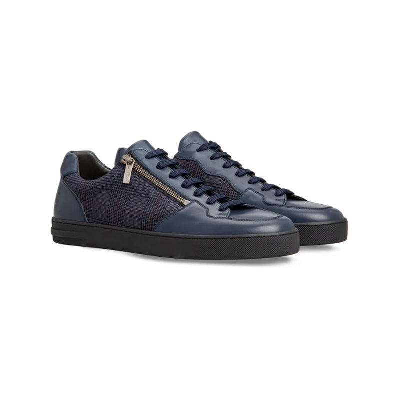 Moreschi 43627 Calfskin Sneakers Dark Blue