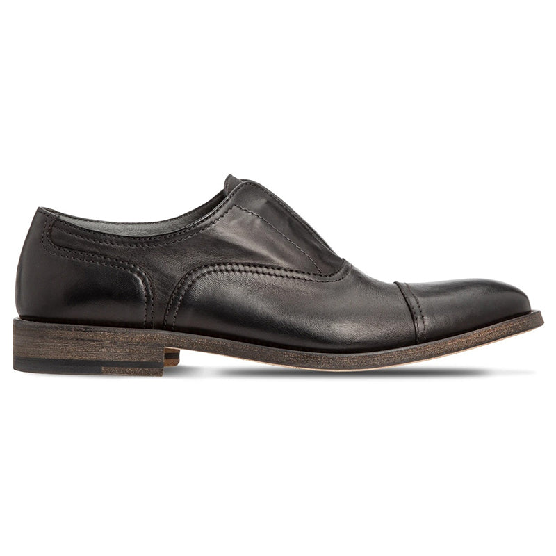 Moreschi 43643 Calfskin Oxford Shoes Black