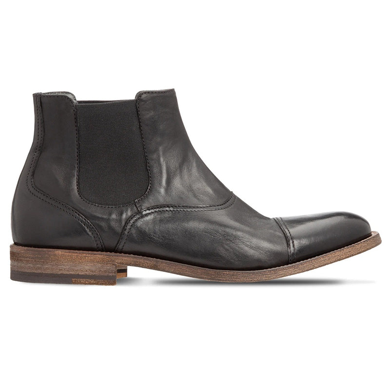 Moreschi 43645 Calfskin Ankle Boots Black