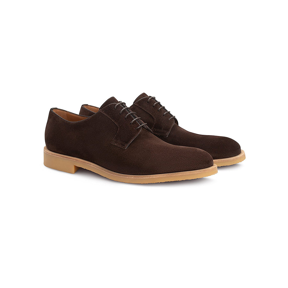 Moreschi 43884 Suede Derby Dark Brown