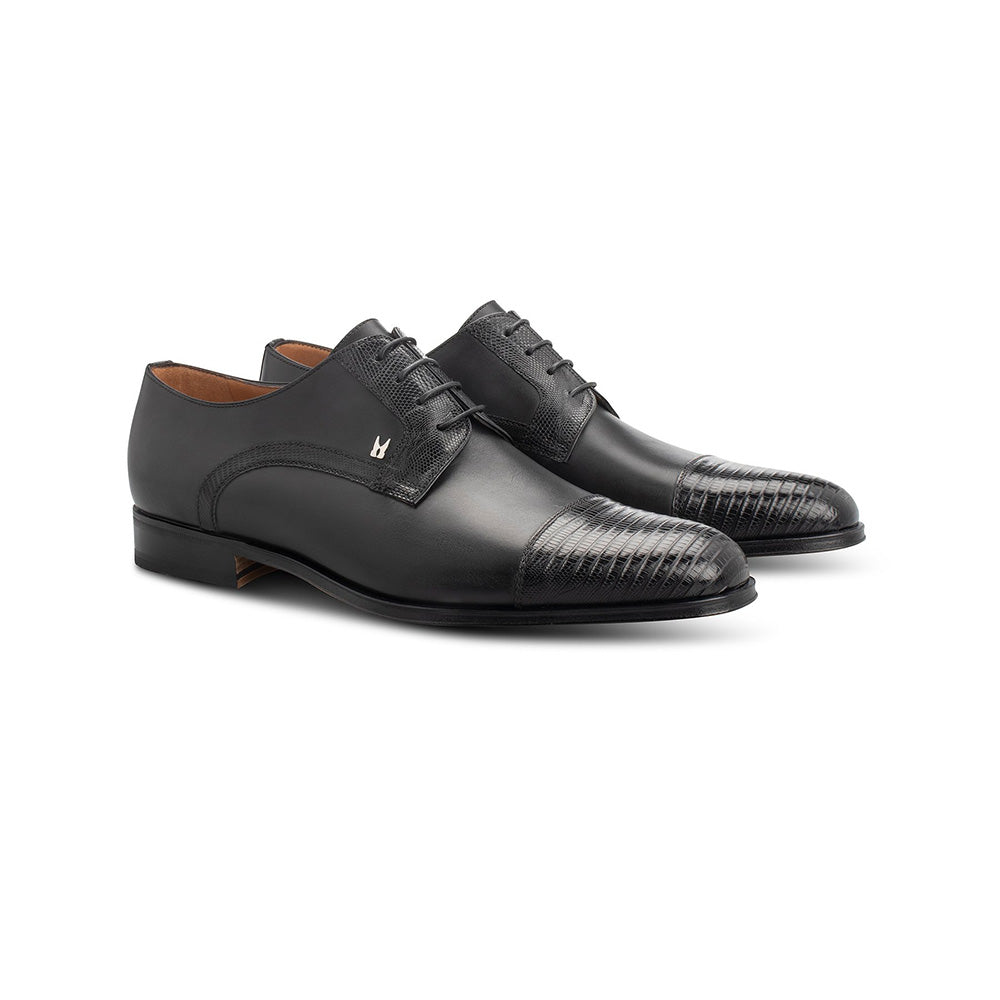 Moreschi 43898 Bimaterial Derby Black