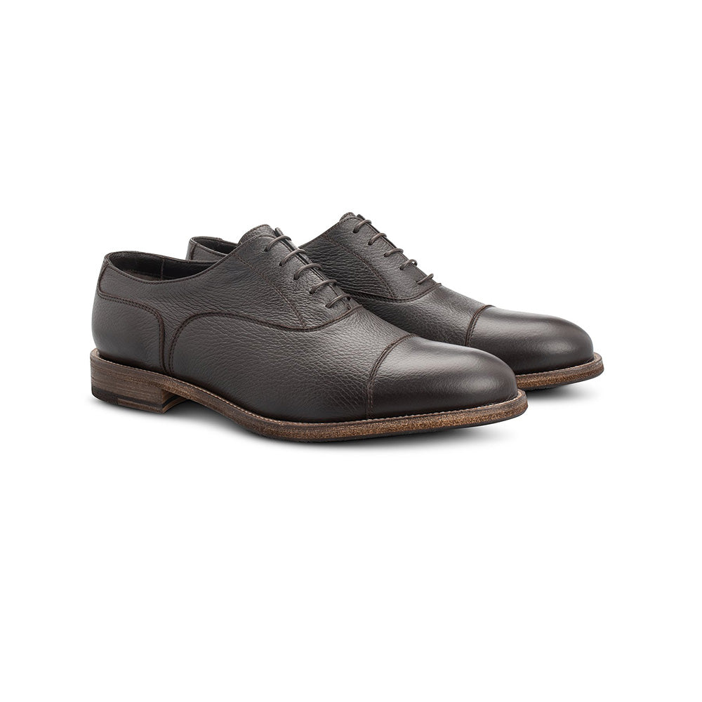 Moreschi 43925 Leather Oxford Shoes Dark Brown