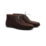 Moreschi 43936 Suede Boots Dark Brown
