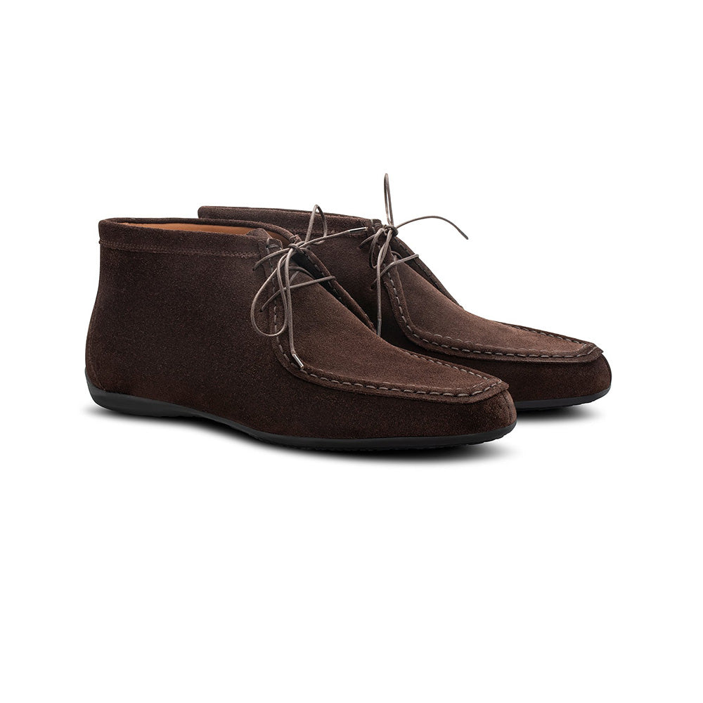 Moreschi 43936 Suede Boots Dark Brown