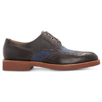 Moreschi 43943 Bimaterial Derby Dark Brown / Blue