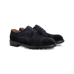 Moreschi 43950 Suede Derby Navy Blue