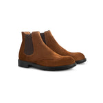 Moreschi 43952 Suede Slip-on Boots Brown