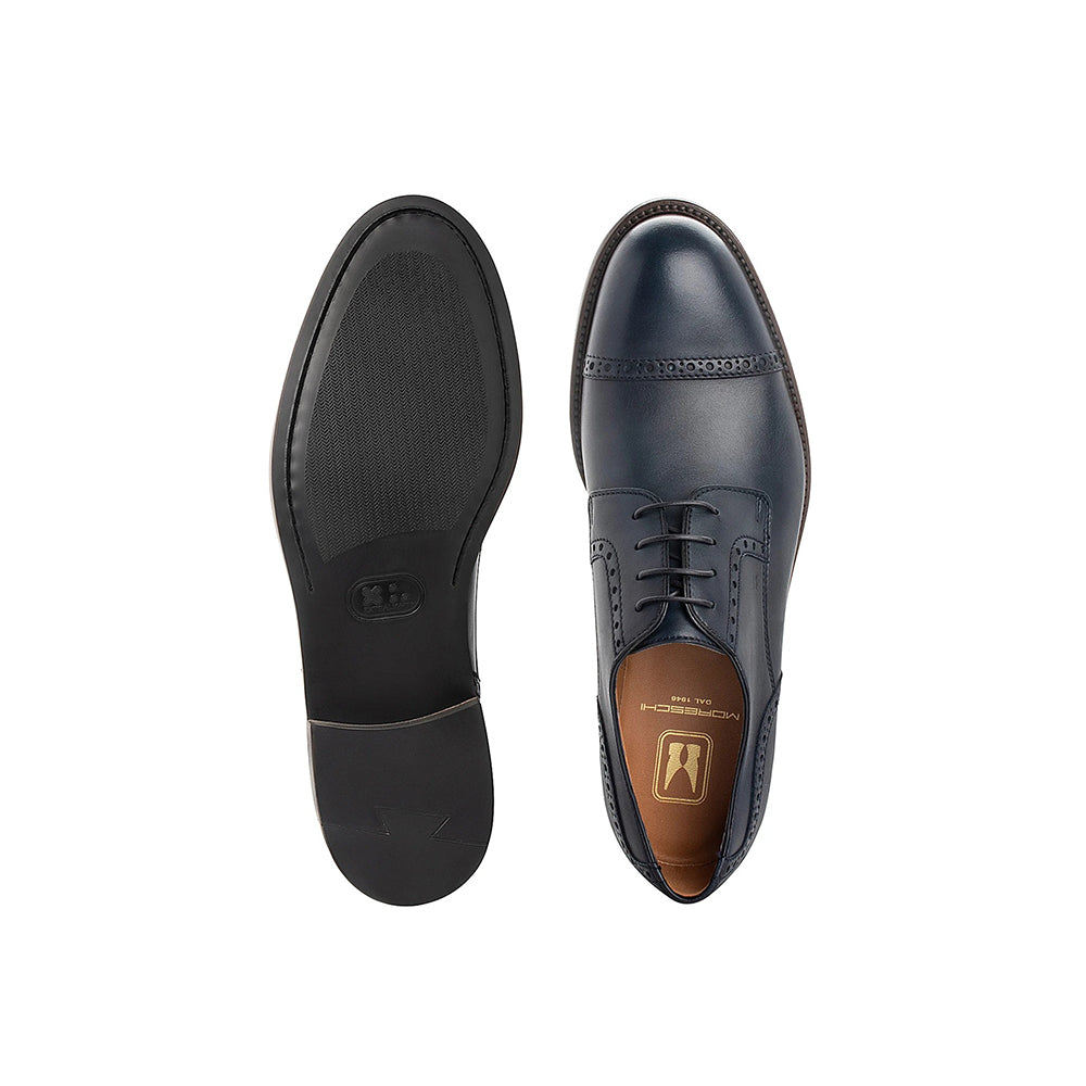 Moreschi 43954 Calfskin Derby Dark Blue