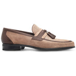 Moreschi 44059-BE Perforated Leather Loafers Beige