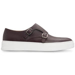 Moreschi 44092 Leather Double Monkstrap Shoes Bordeaux