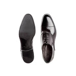 Moreschi Dublin Cap Toe Lace Up Shoes Black
