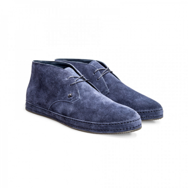 Moreschi 8001101 Suede Leather ankle boots Dark Blue (SPECIAL ORDER)