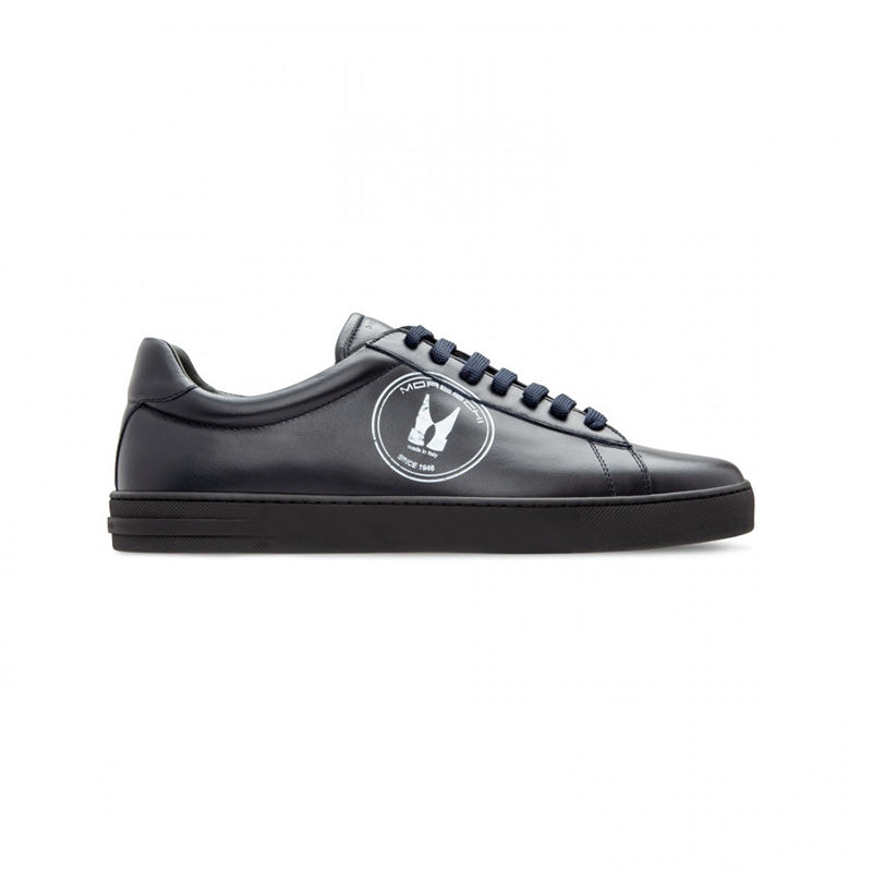 Moreschi 80033 01 Calfskin Sneakers Dark Blue