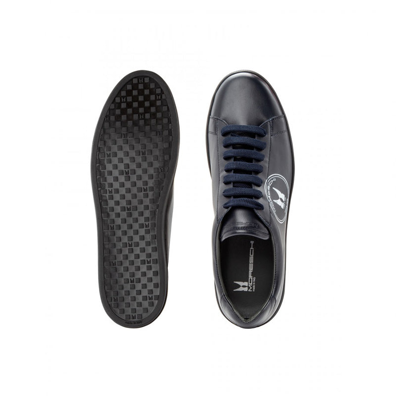 Moreschi 80033 01 Calfskin Sneakers Dark Blue