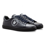 Moreschi 80033 01 Calfskin Sneakers Dark Blue