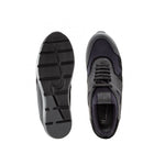Moreschi 80038 01 Calfskin and Suede Sneakers Black