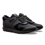 Moreschi 80038 01 Calfskin and Suede Sneakers Black