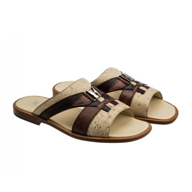  Moreschi 90495 07 Ostrich Sandals Sand