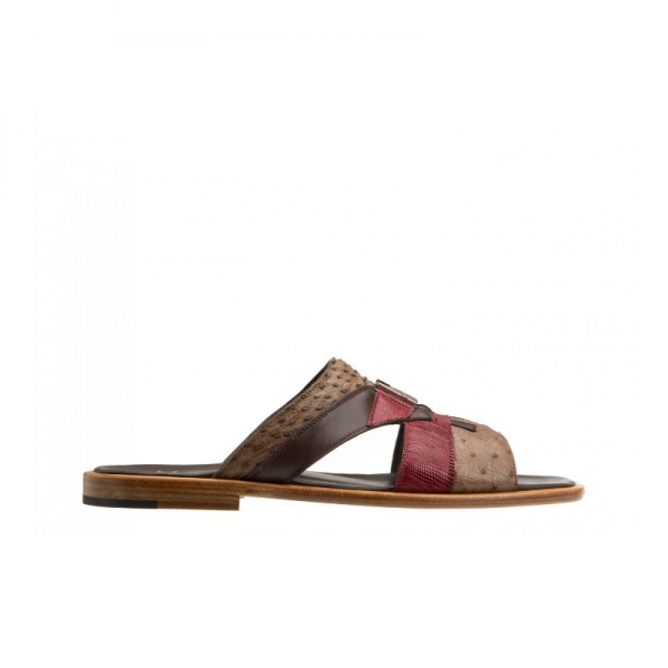Moreschi 90495 08 Ostrich Sandals  (SPECIAL ORDER)