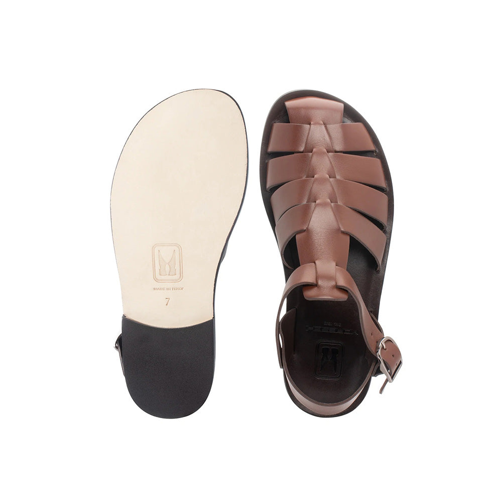 Moreschi 92034-01 Leather Sandals Brown