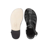 Moreschi 92034-03 Leather Sandals Black