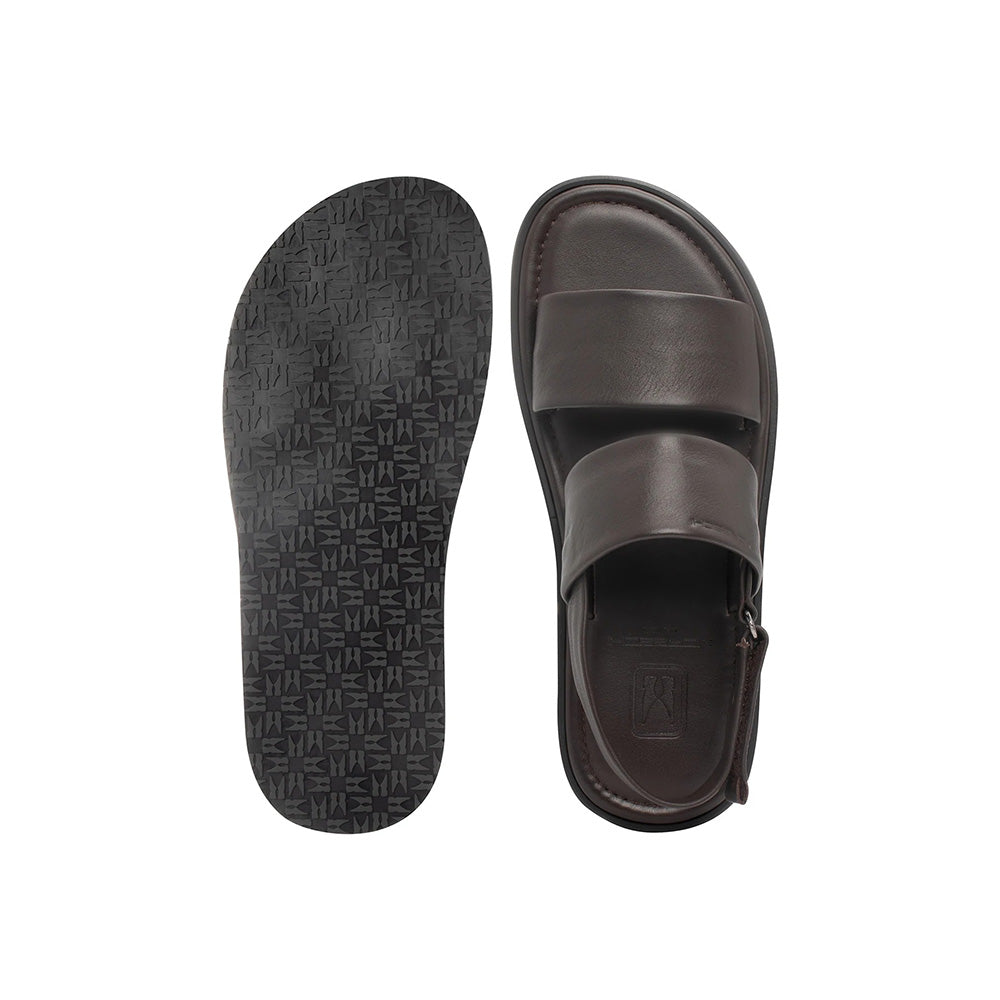 Moreschi 92036-02 Leather Sandals Dark Brown