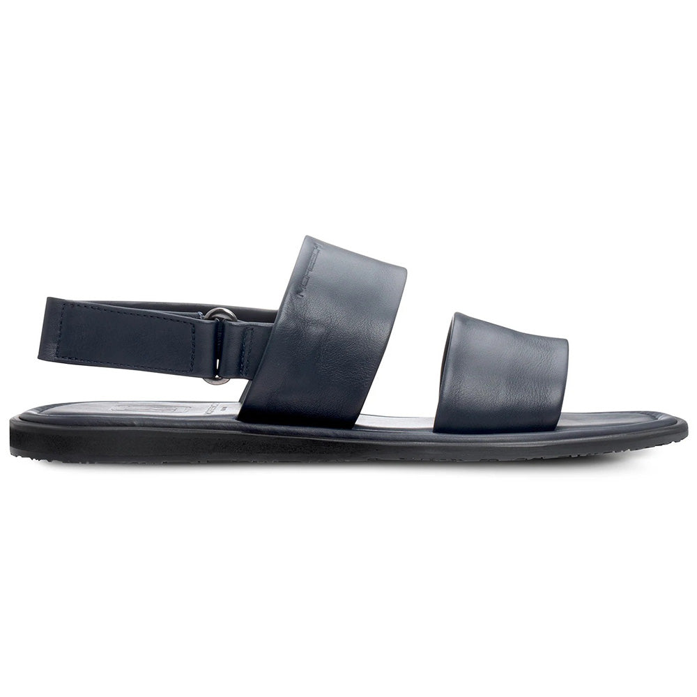Moreschi 92036-03-BS Leather Sandals Dark Blue