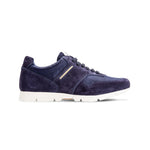 Moreschi IDRA01 Suede Leather and hi-tech fabric trainers Dark Blue