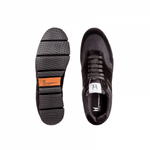 Moreschi IDRA04 Suede Leather and hi-tech fabric trainers Black (SPECIAL ORDER)