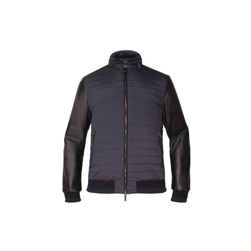 Moreschi ROSETOWN01 Soft Leather bomber jacket Black