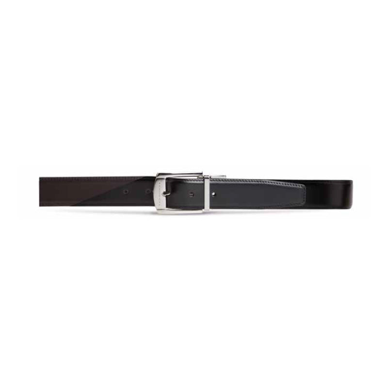Moreschi America Calfskin Belt Dark Brown