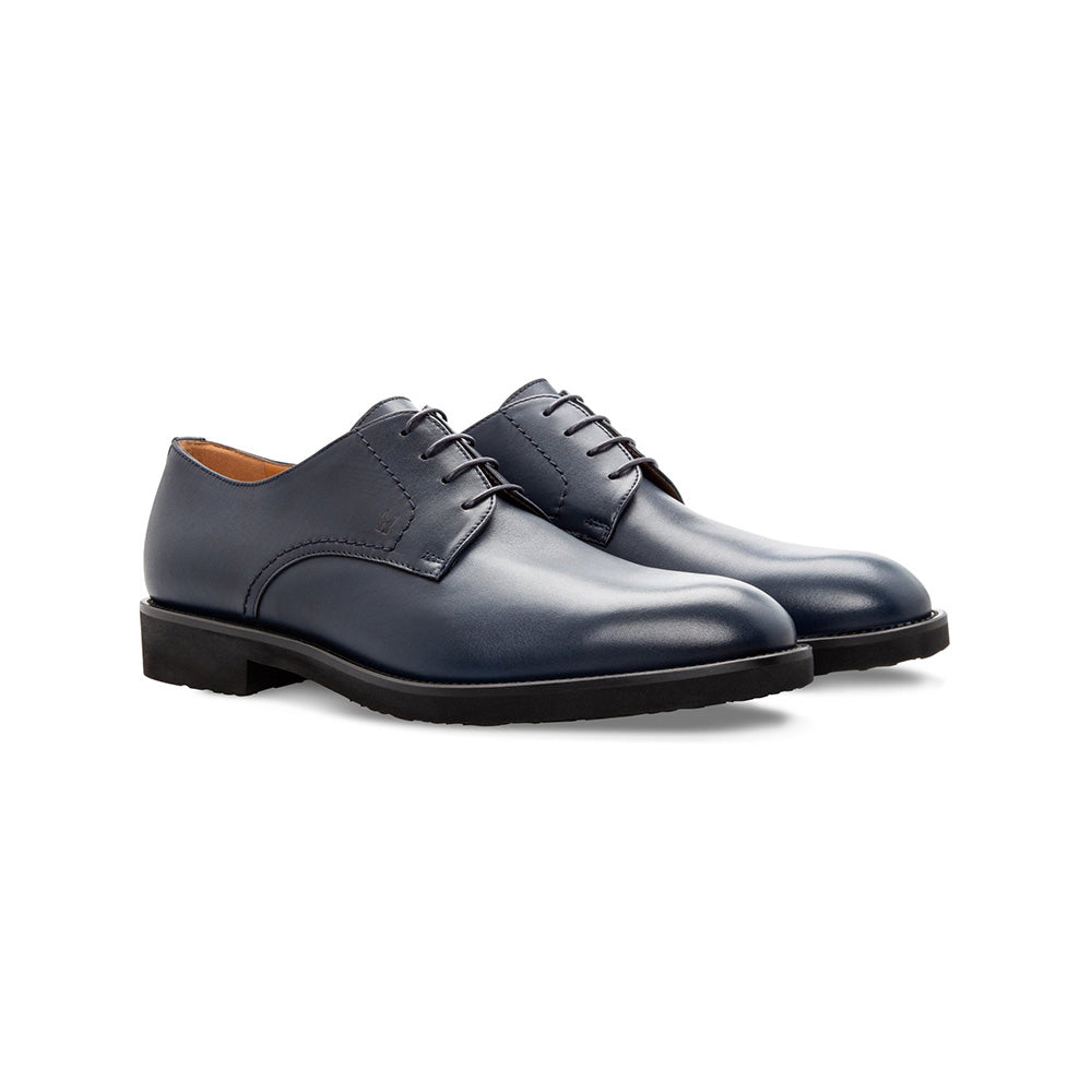 Moreschi Anversa Derby Navy Blue