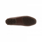 Moreschi Bahamas Perforated Nubuck Driving Loafers Brown