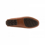 Moreschi Bahamas Perforated Nubuck Driving Loafers Tan