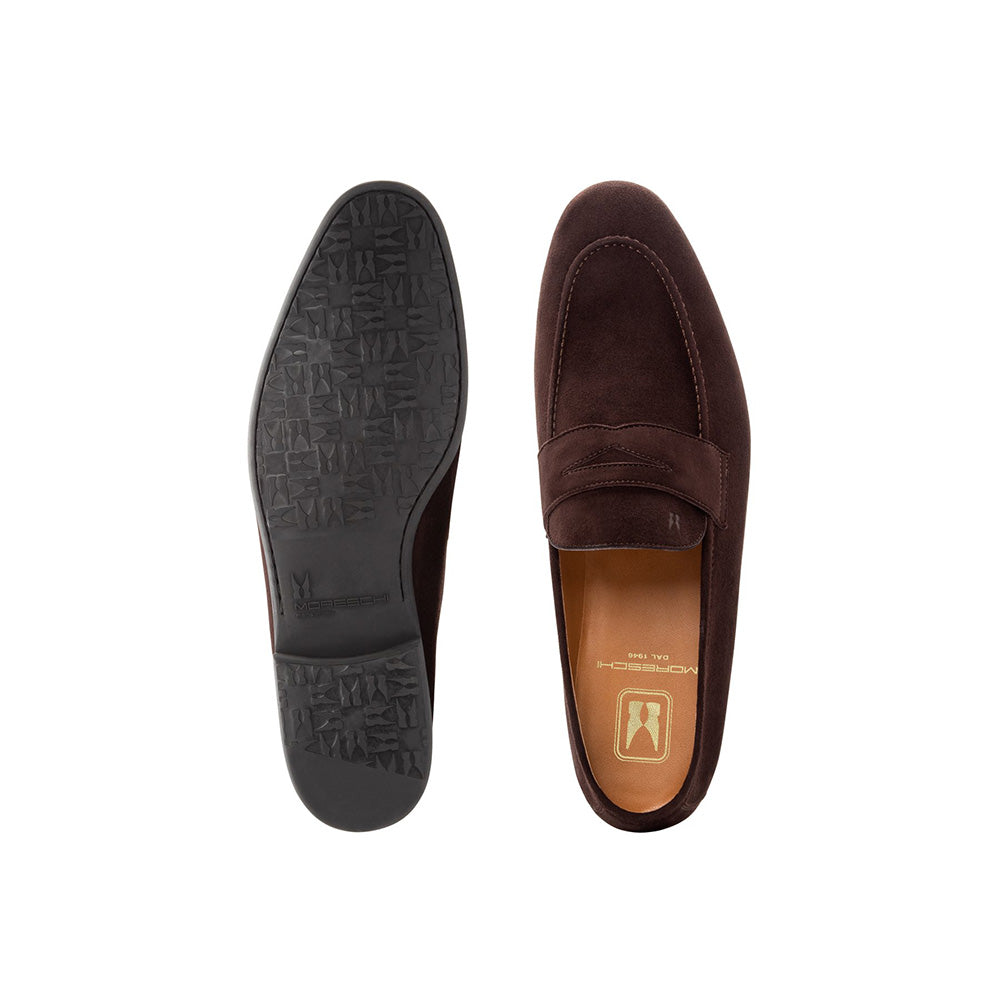 Moreschi Baku Slip-on Loafers Dark Brown