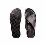 Moreschi Barbuda Calfskin Sandals Black
