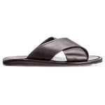 Moreschi Barbuda Calfskin Sandals Black