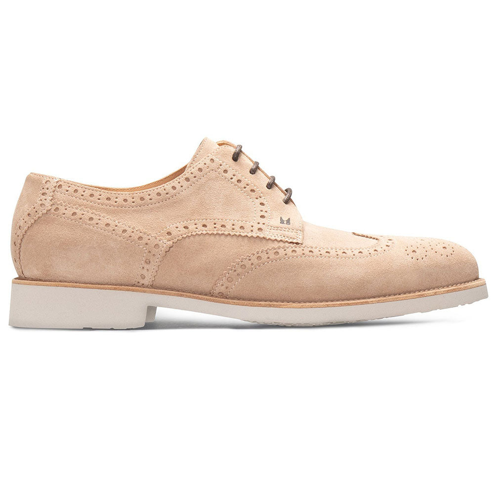 Moreschi Beige Suede Derby (146480C)