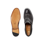 Moreschi Slip-on Penny Loafers Black Size 7.5