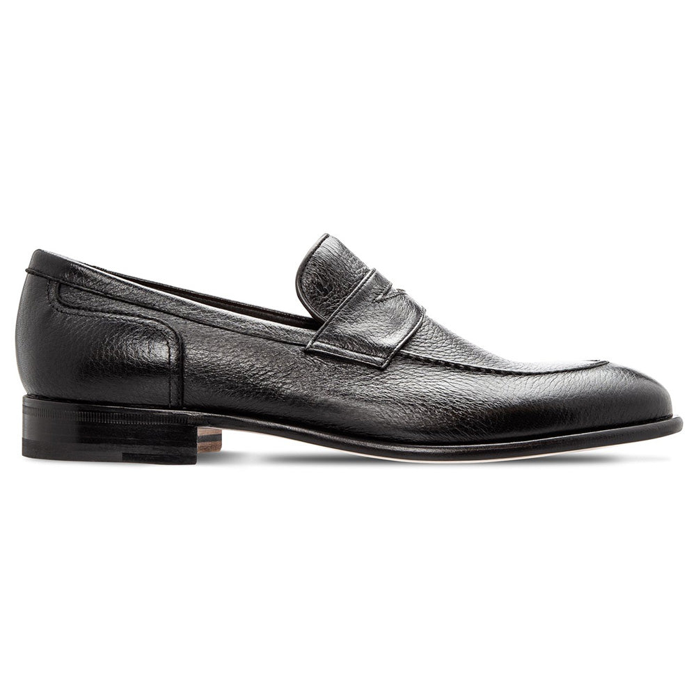 Moreschi Slip-on Penny Loafers Black Size 7.5