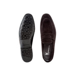 Moreschi Biarritz Suede Penny Loafers Black