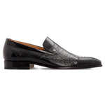 Moreschi Bimaterial Slip-on Shoes Black