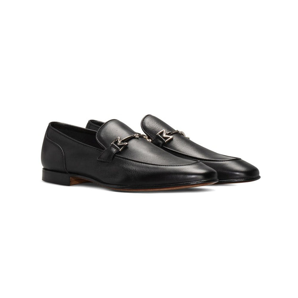 Moreschi Black Leather Loafer (0081000)