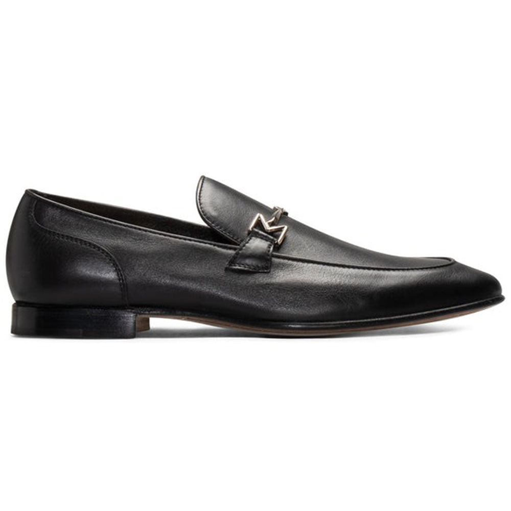Moreschi Black Leather Loafer (0081000)