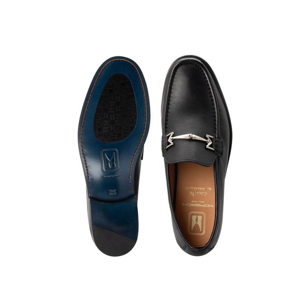 Moreschi Black Leather Loafer (0161000)