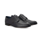Moreschi Blue Leather Derby (161532C)