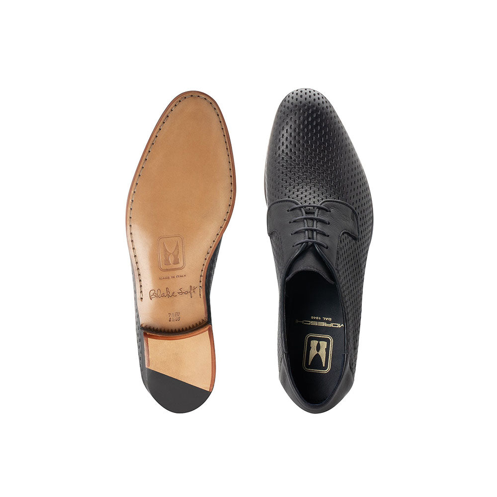 Moreschi Blue Leather Derby (161532C)