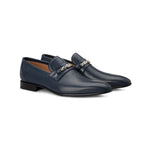 Moreschi Blue Leather Loafer (167541C)