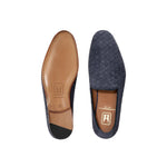 Moreschi Blue Leather Loafer (185546U)
